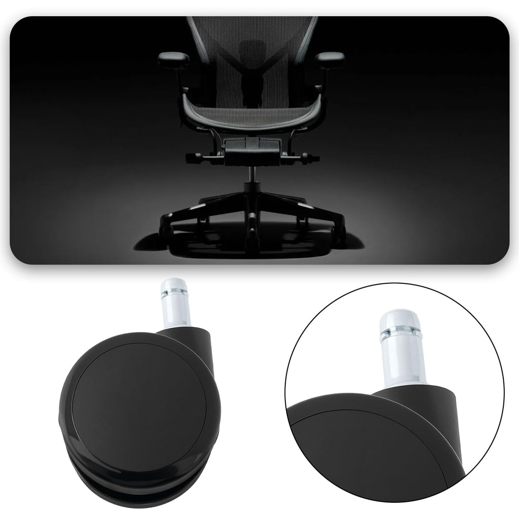 LT Easiyl 5PCS Soft Edge Casters Twin Wheel Non-Hooded