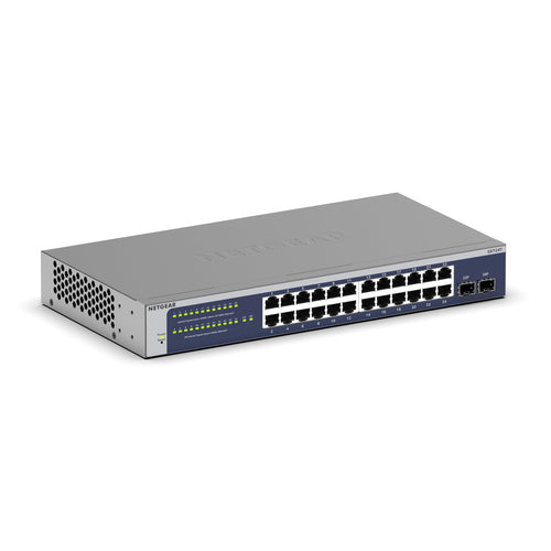 NETGEAR GS724T 24-Port Gigabit Ethernet Managed Smart Switch | 2 x 1G SFP