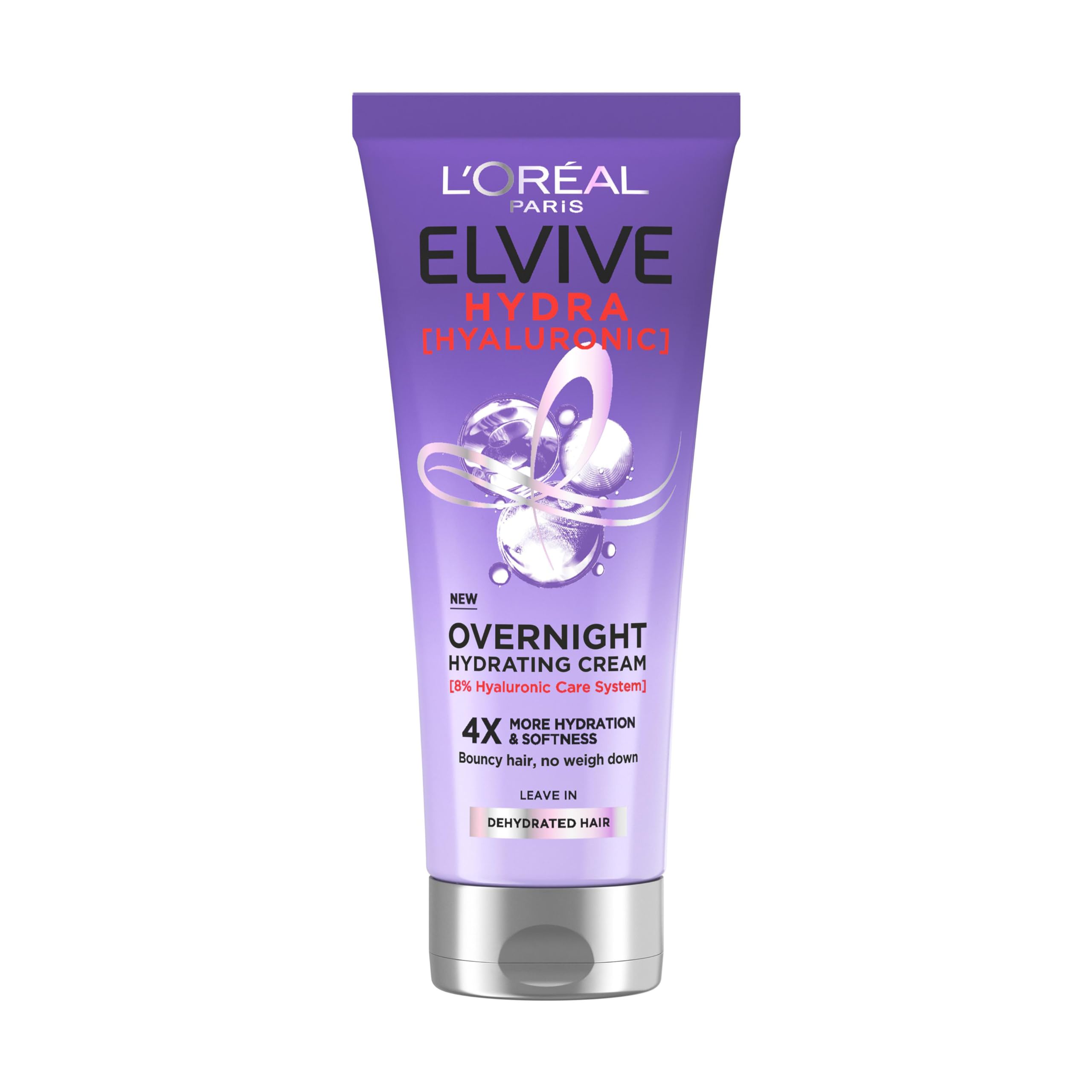 L'Oréal Paris Elvive Hydra Hyaluronic Overnight Hair Cream - 200ml