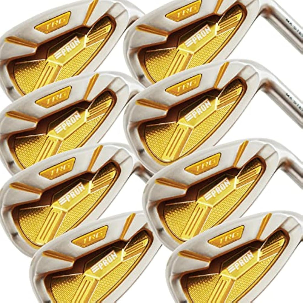 Japan Pron TRG22 Men's Golf Irons – Chrome Finish Distance Club Set