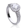 Diamonfire Halo Ring by Gecko Jewellery – Exquisite Glamour Design