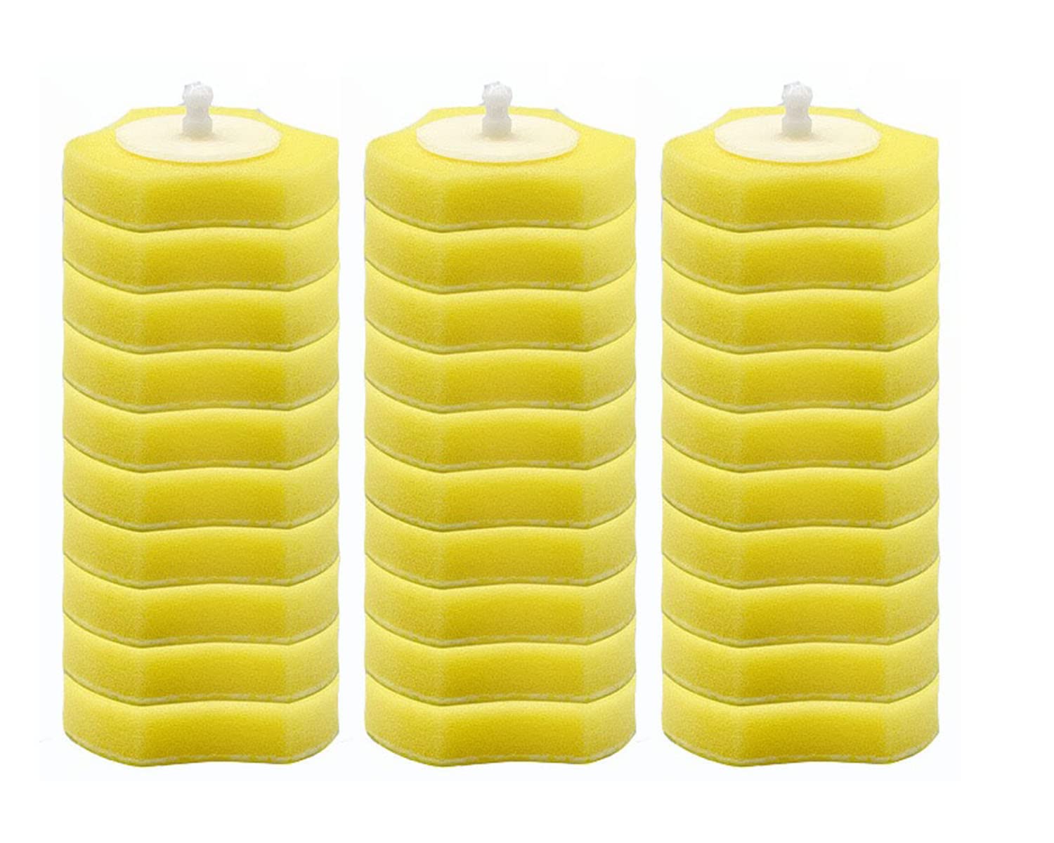 ChuangChi 30-Pack Disposable Toilet Stick Refills | Lemon Fragrance