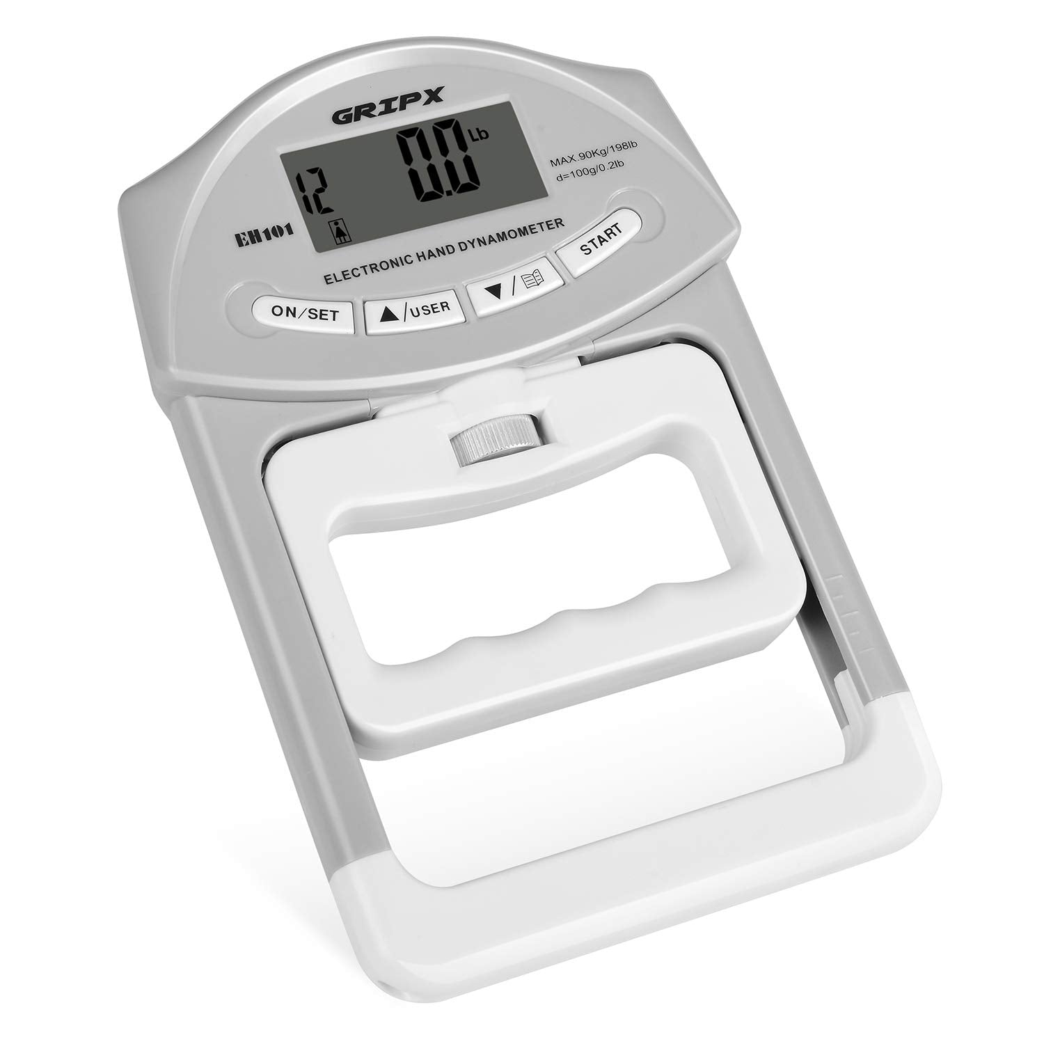 Jolof Store Digital Hand Dynamometer – 198lbs Grip Strength Meter