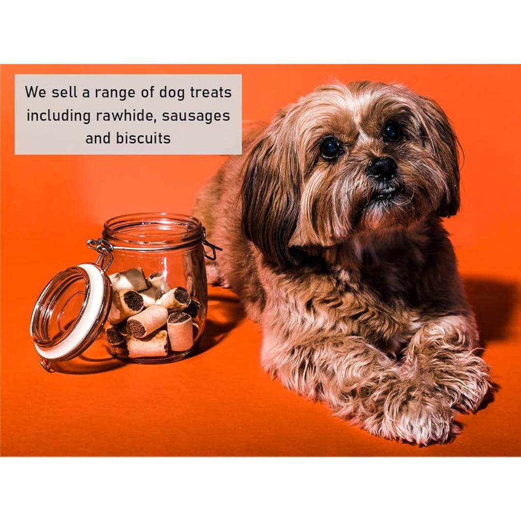 Natural Rawhide Cigar Chews | 5" Pressed Dog Treat Rolls