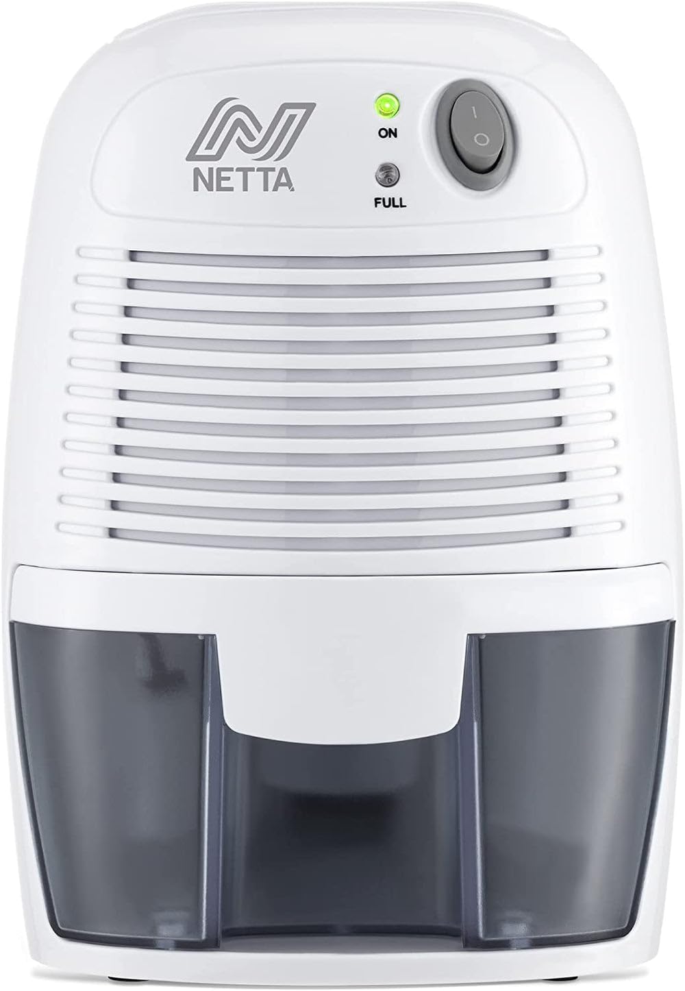 NETTA 500ml Mini Air Dehumidifier – Portable & Ultra Quiet – Grey