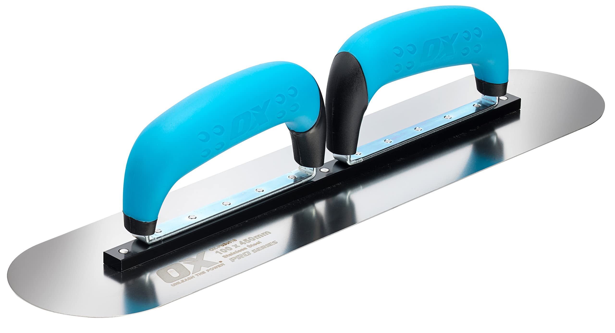 OX Tools Pro Double Handle Pool Trowel – Blue Finishing Tool OX-P535618
