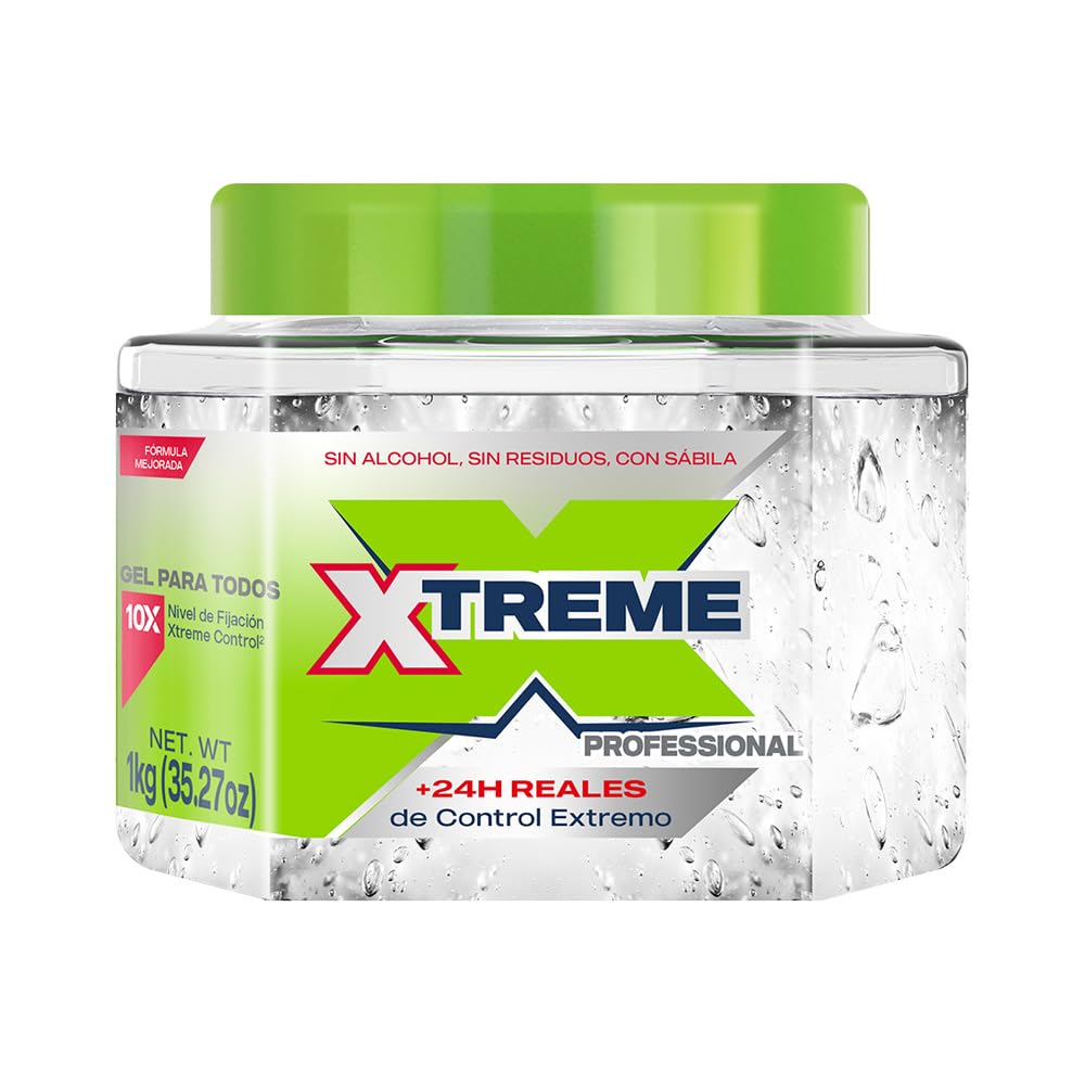 Wet Line Xtreme Professional Hair Styling Gel – Extra Hold with Aloe, 35.27 oz
