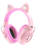 Dr.meter Kids Ear Defenders | 32dB SNR Noise Reduction Earmuffs, Pink