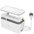 Hulker 5-Way Extension Lead with 3 USB Ports – 2M Power Strip White