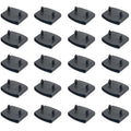 SCHUIWINNER 20Pcs Plastic Bed Slat Holders Kits Connecting Accessories Bed Slat Clips for Beds Replacement Black - image 1