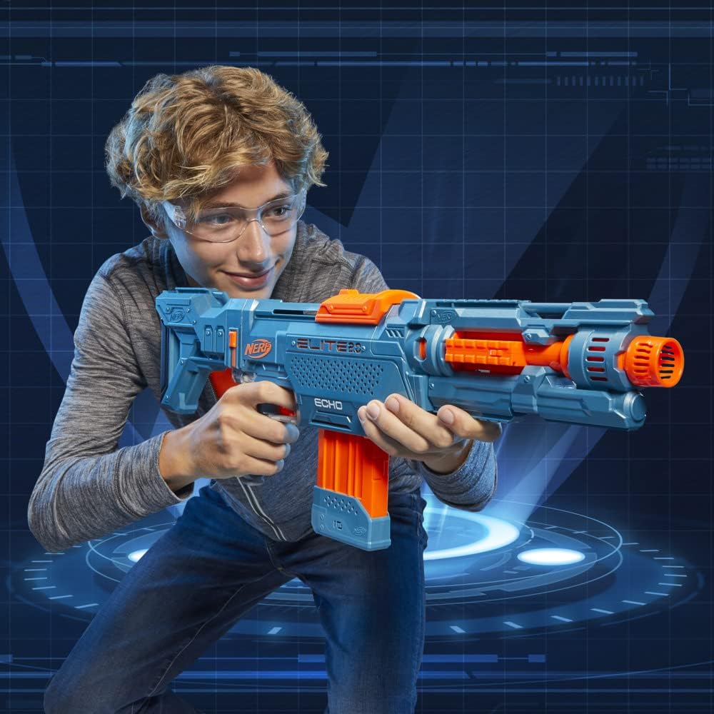 Nerf Elite 2.0 Echo CS-10 Blaster with 24 Darts and Removable Stock