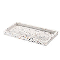 Luxspire Resin Bathroom Vanity Tray | 8x4 Inch Countertop Organizer