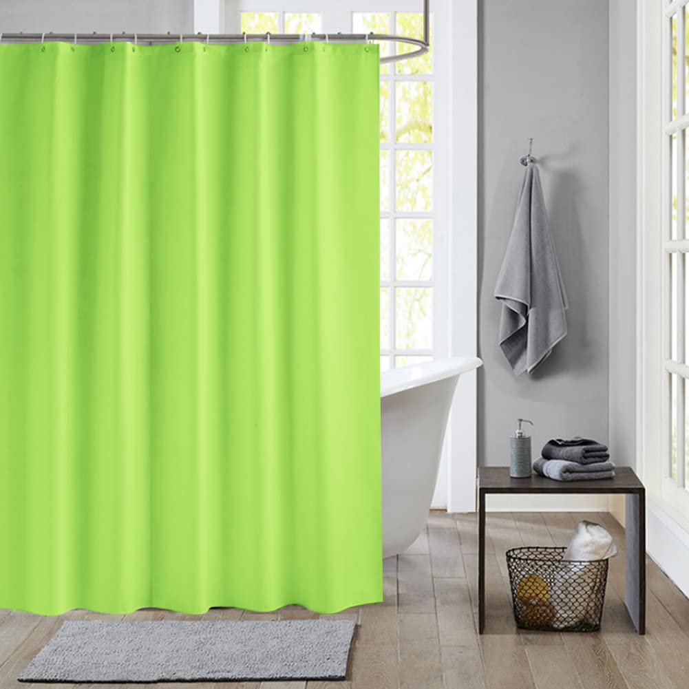 Meioro PEVA Waterproof Shower Curtain – Mould Resistant Liner with Hooks