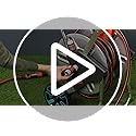 Gardena CleverRoll M Easy Metal Hose Trolley Set with 25m Hose