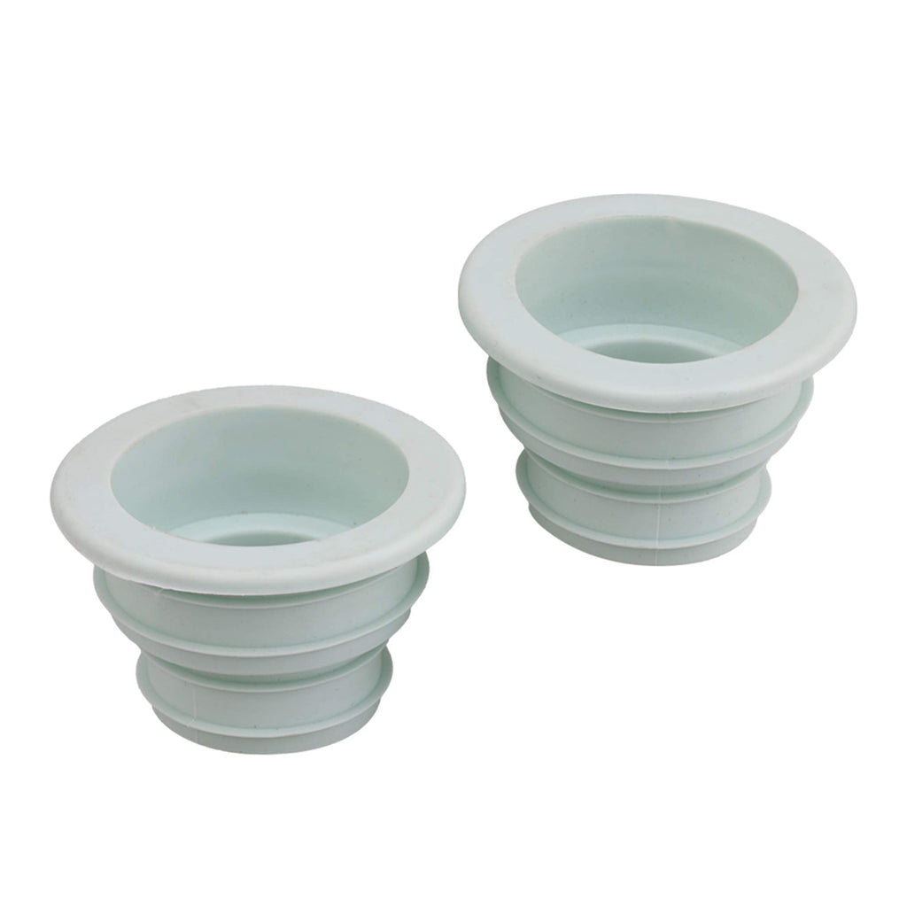 RDEXP Drain Pipe Seal Hose Plug Washing Machine Drain Bathroom Kitchen Green Set of 2