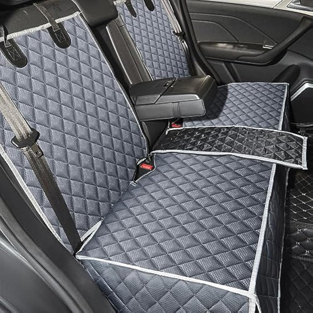 ANOSOSPECIAL Dog Car Seat Cover | Waterproof Grey Back Seat Protector