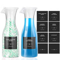 Sunal Laundry Detergent Dispenser 2-Pack | 1182ml PET Storage Bottles