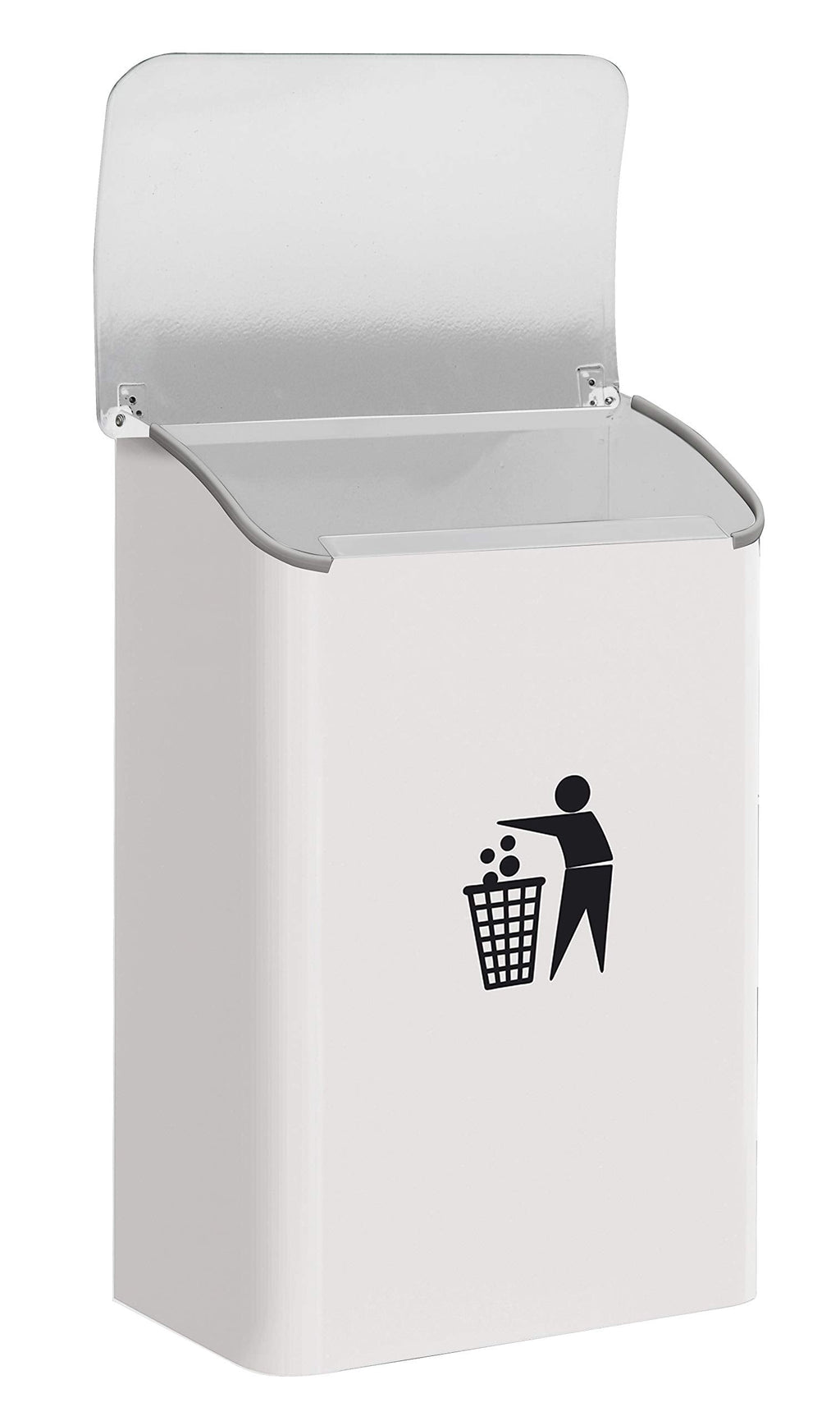 Arregui M283312 E-6101 Wall-Mounted Bin, Colour: White - image 2