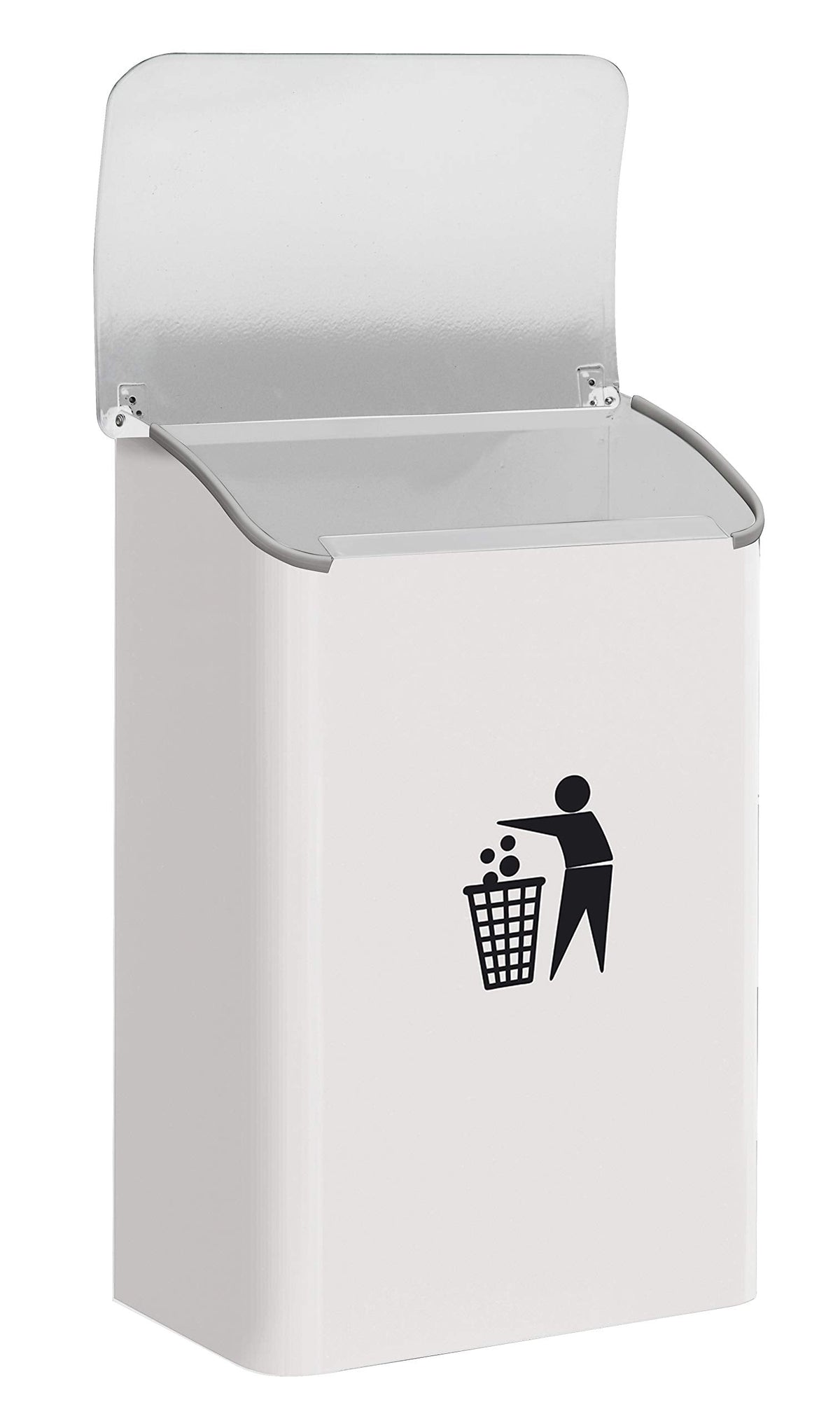 Arregui M283312 E-6101 Wall-Mounted Bin, Colour: White - image 2