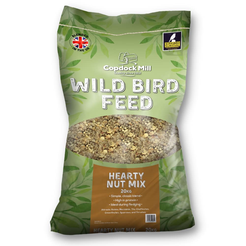 Copdock Mill Wild Bird Food - Peanuts & Sunflower Hearts Mix - 20kg