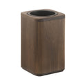 Gedy Dafne Toothbrush Holder – Walnut Bamboo Bathroom Organizer