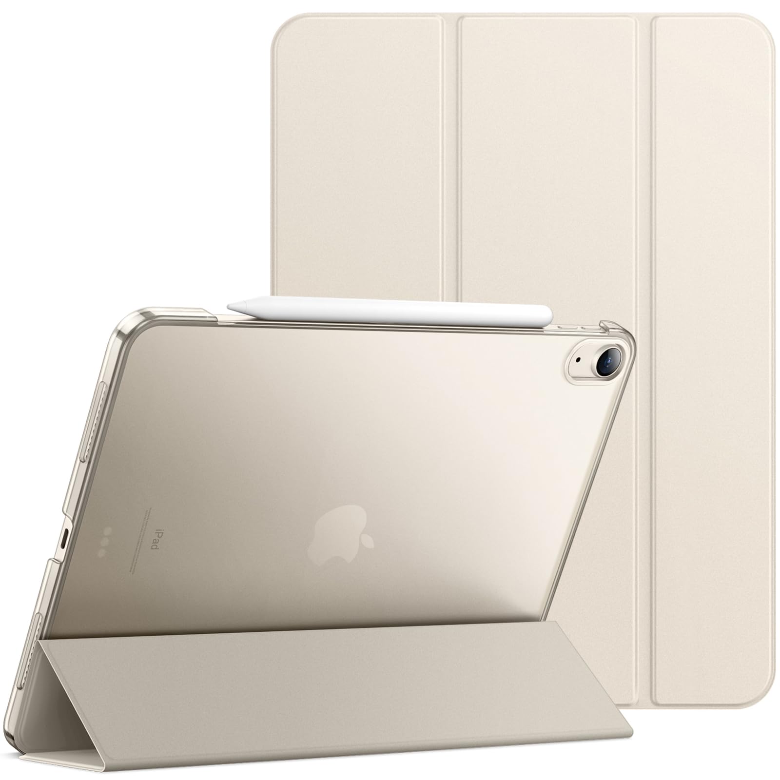 JETech iPad Air 13-Inch M3/M2 Case – Slim Smart Cover, Starlight
