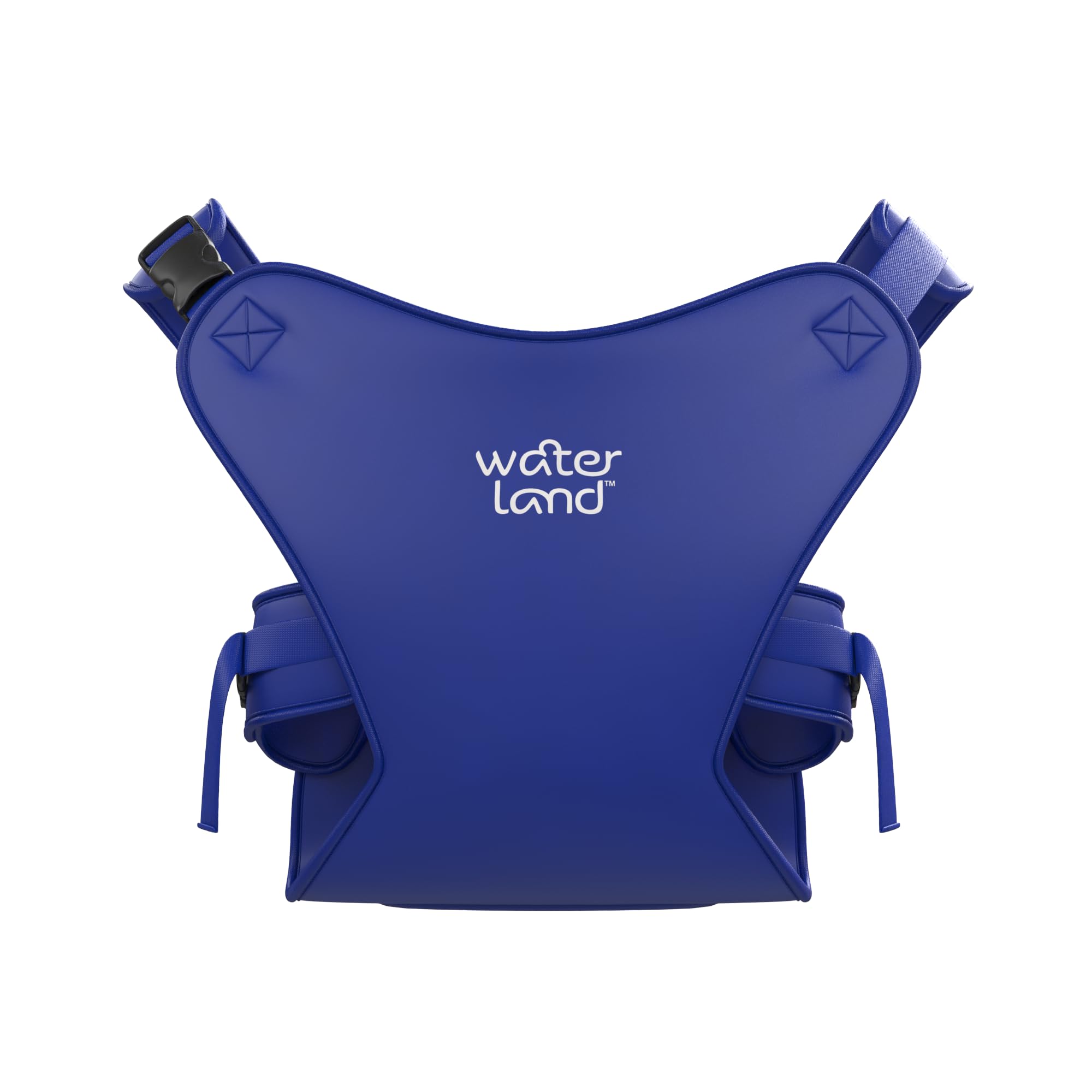 WaterLand Neoprene Baby Carrier – Waterproof Land & Water Seat, Blue