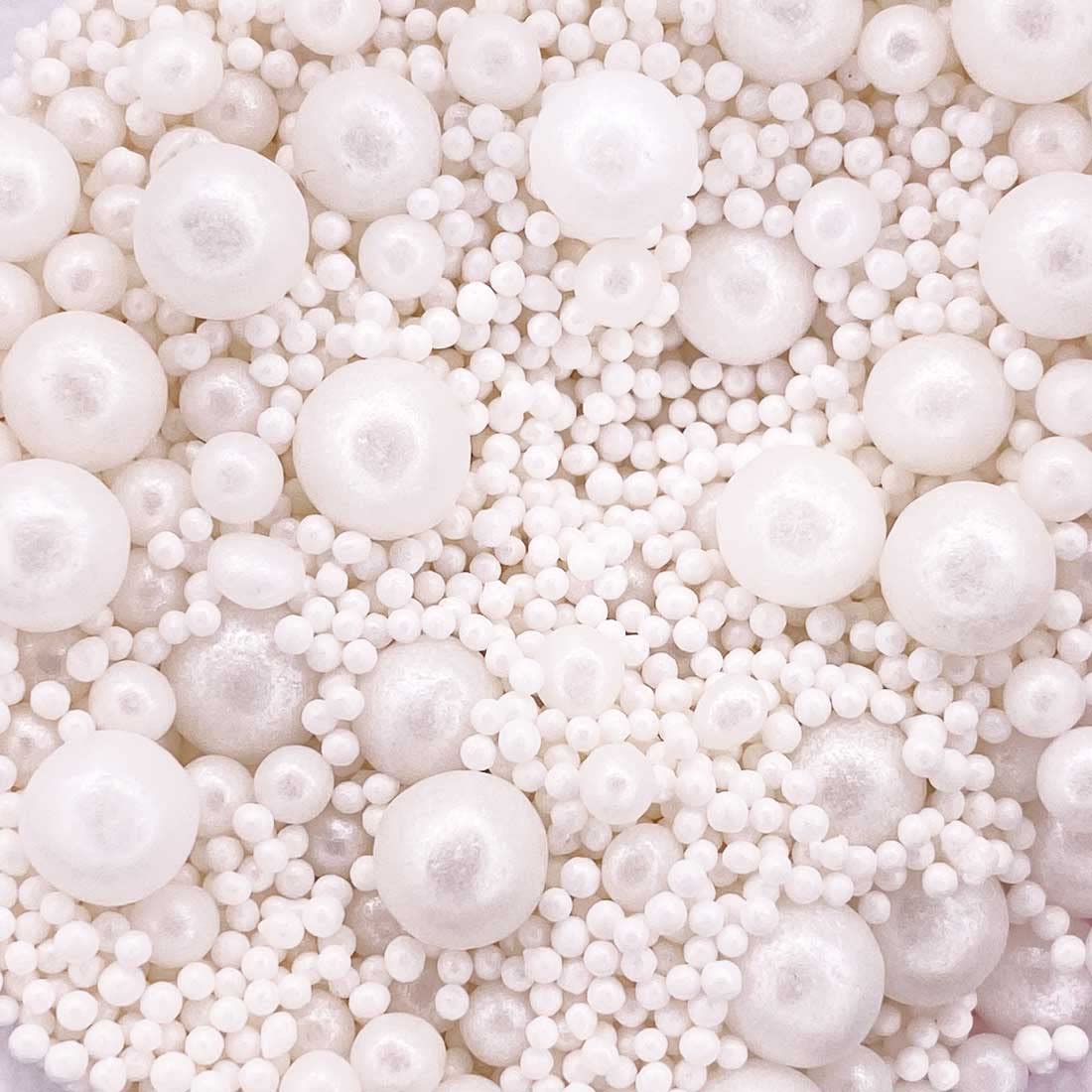 Twist Ingredients Mother of Pearl Edible Sprinkles - 500g Shimmer Pearls