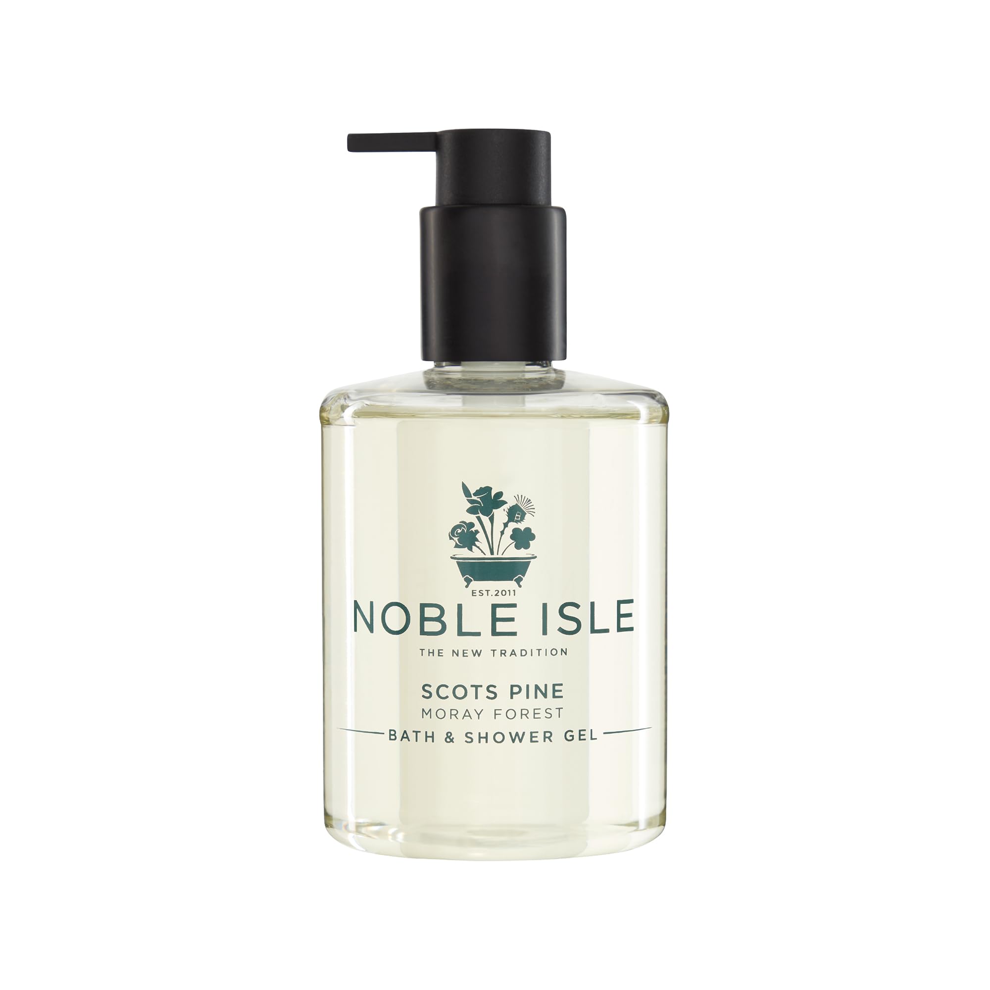 Noble Isle Scots Pine Luxury Bath & Shower Gel - Vegan & Eco-Friendly 250ml
