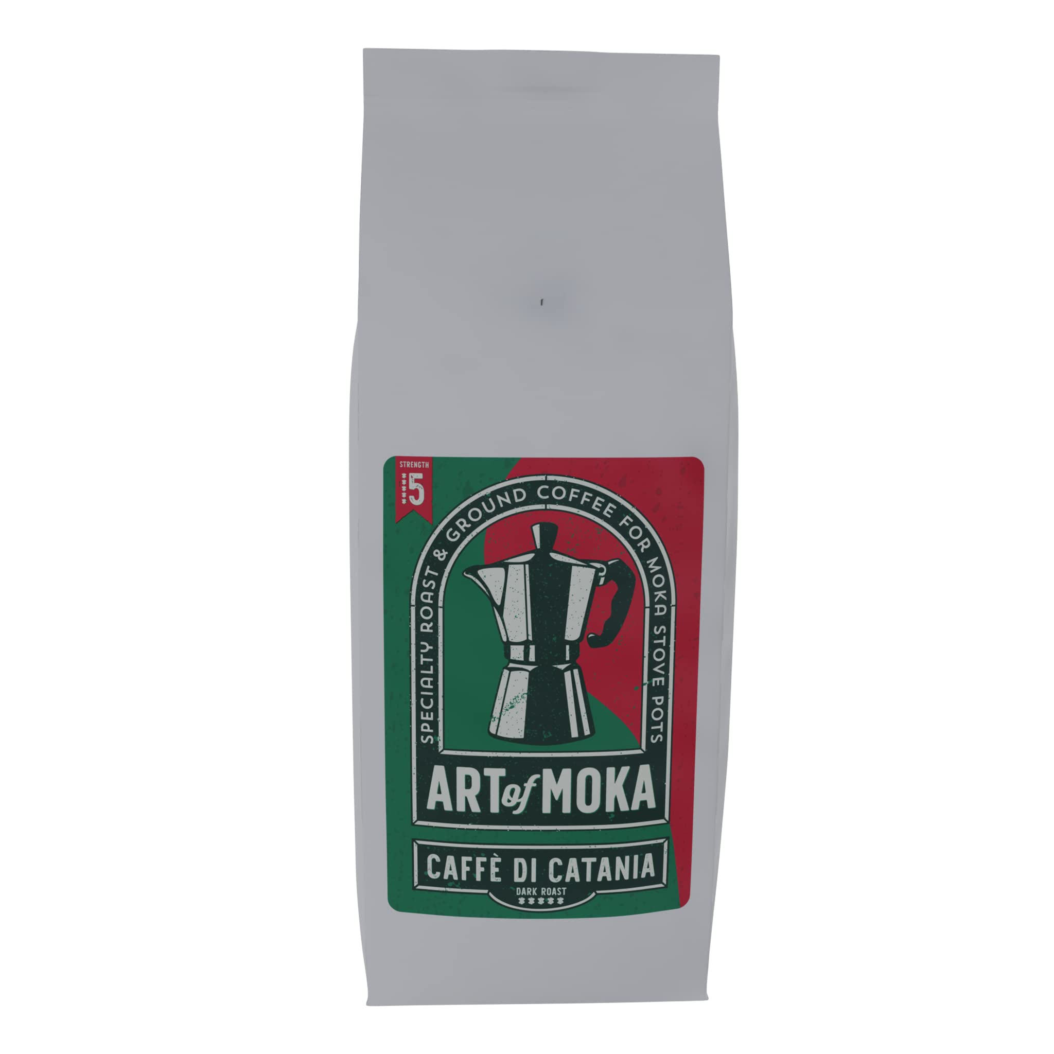 Art of Moka Ground Coffee 1kg – Dark Roast for Italian Moka Pots