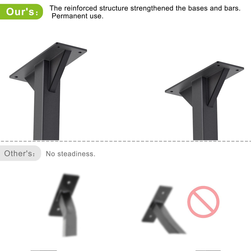Kipika Ceiling Pull Up Bar | Adjustable Height Heavy Duty Steel - 500 lbs