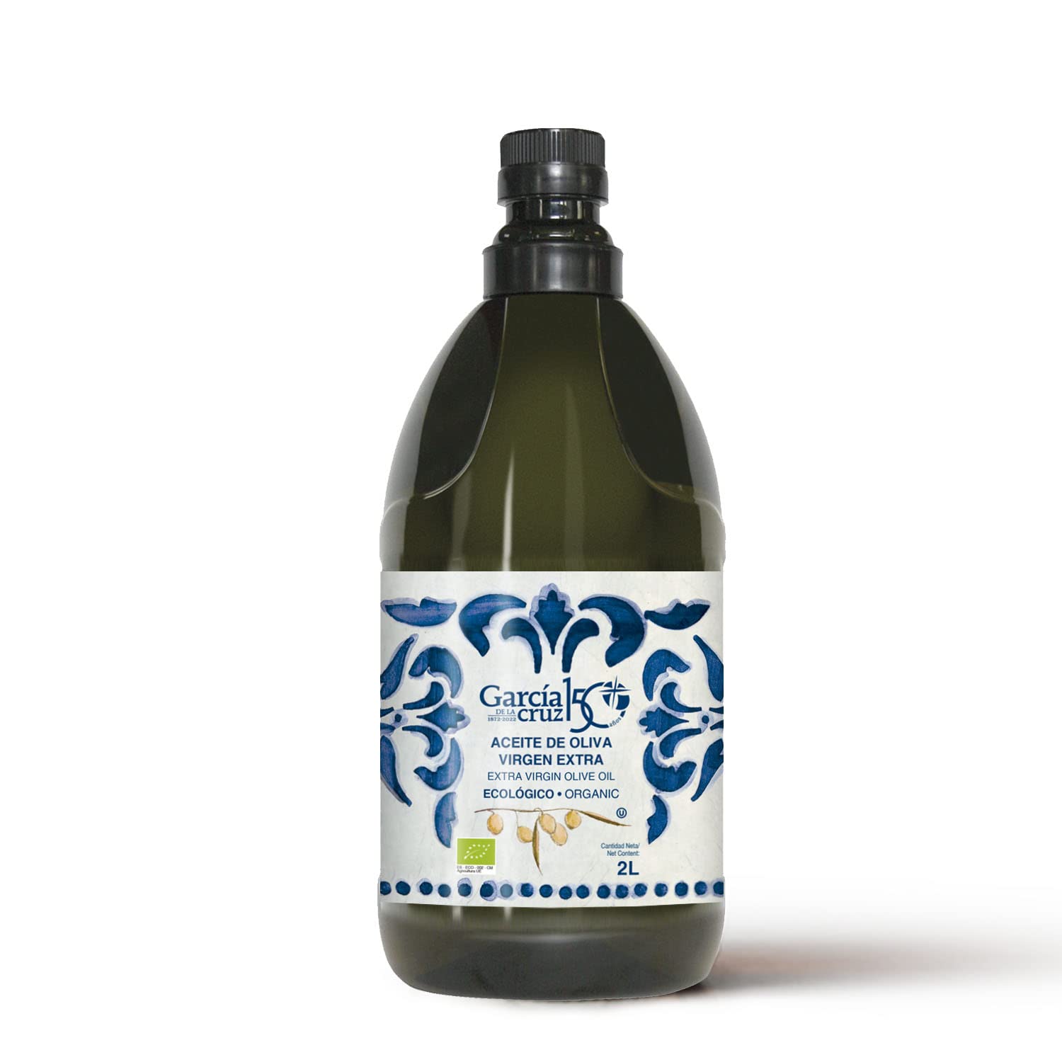 García de la Cruz Organic Extra Virgin Olive Oil – Spanish 2L Carafe