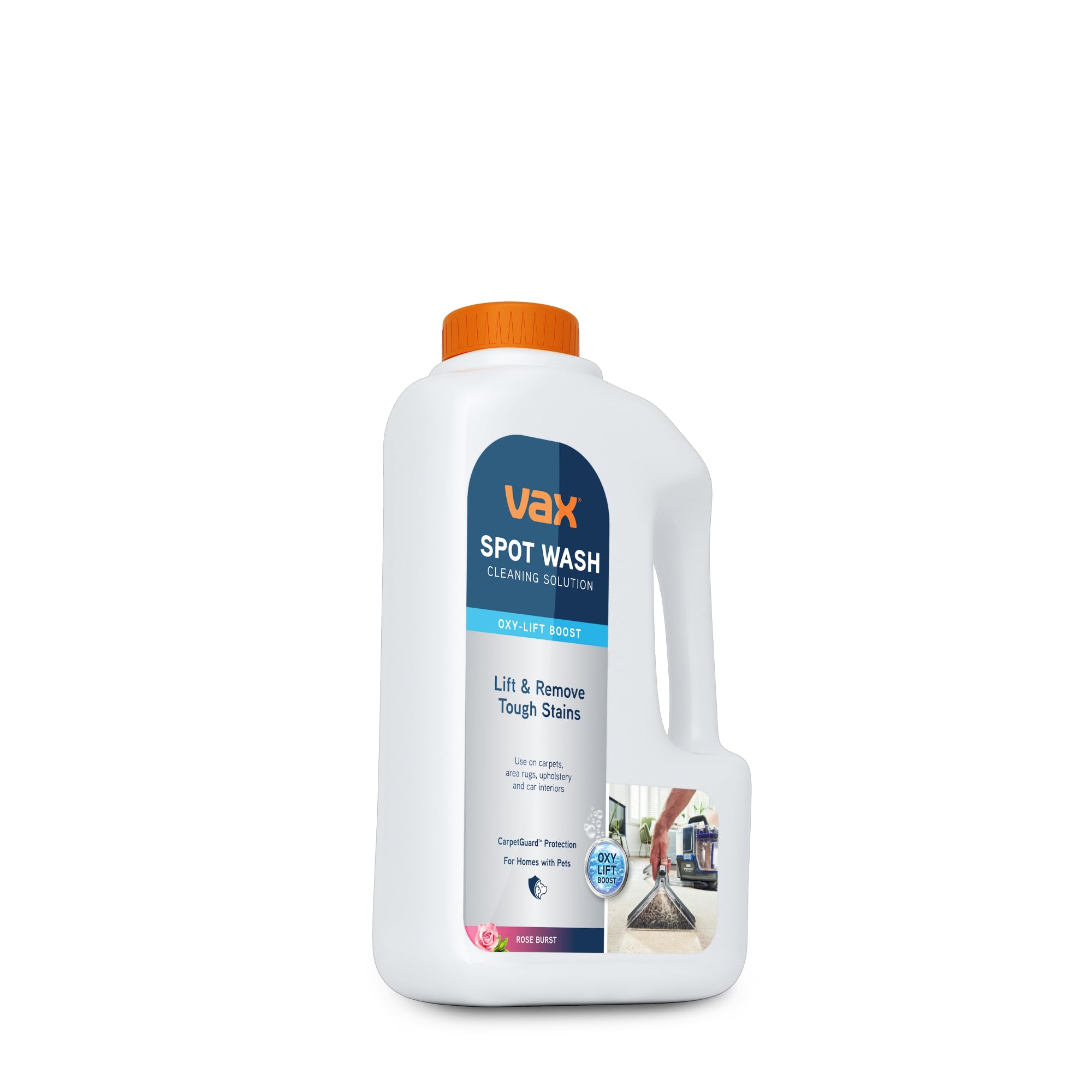 Vax SpotWash Oxy-Lift 1.5L Carpet & Upholstery Stain Remover - Rose Burst