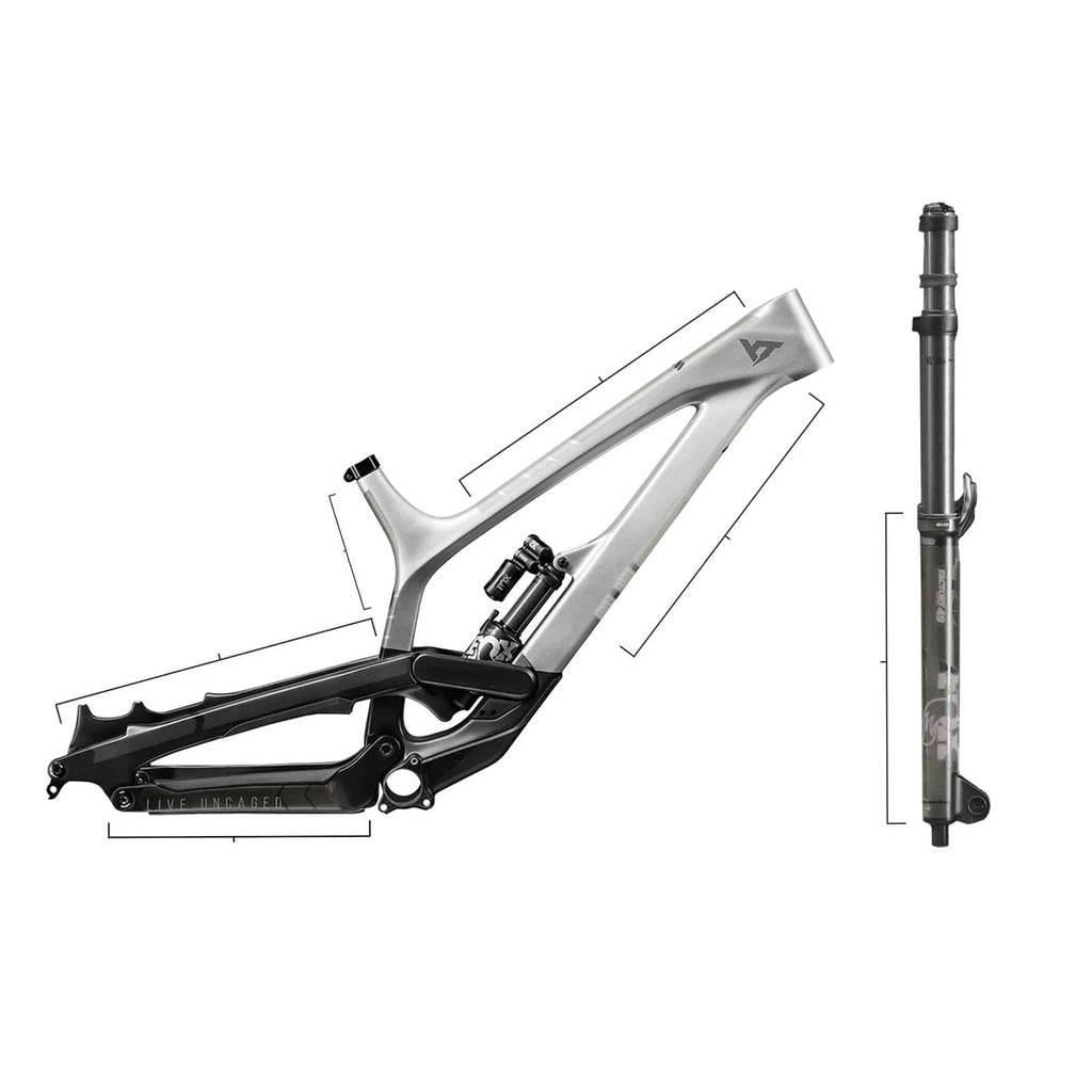 All Mountain Style AMS High Impact Frame Guard - Clear/Silver PVC