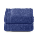 Premium Navy Hand Towels – 100% Combed Cotton 600g – 2 Pack