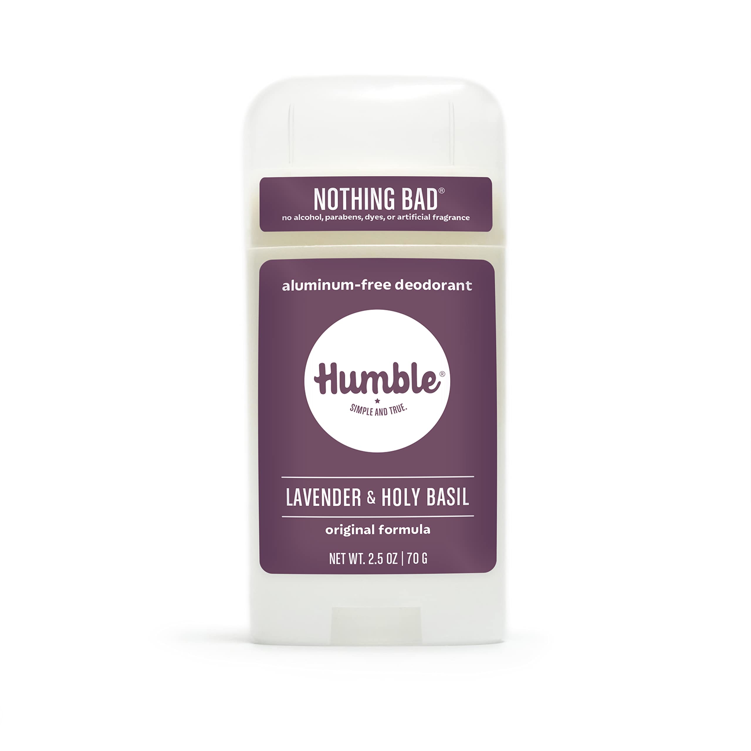 Humble Natural Deodorant – Lavender & Holy Basil – Aluminum Free
