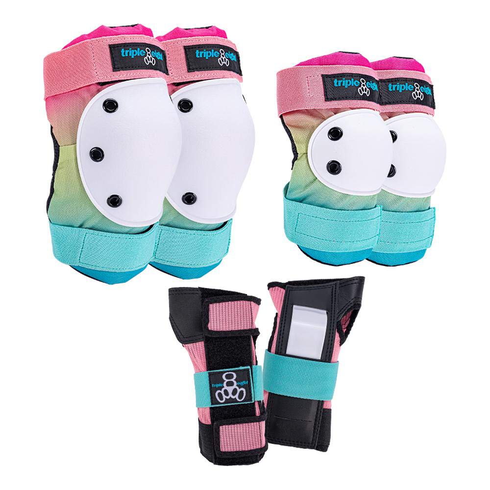 Triple 8 Saver Series 3-Pack Pad Set | Skateboard & Inline Gear - Shaved Ice