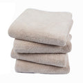 KinHwa Microfibre Hand Towels – 4 Pack Super Absorbent 40x76cm Brown