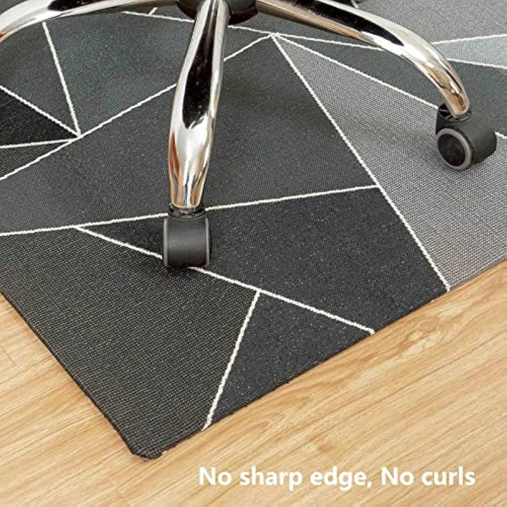 Dikilong Luxury Office Chair Mat – 136x100cm Non-Slip Carpet Protector