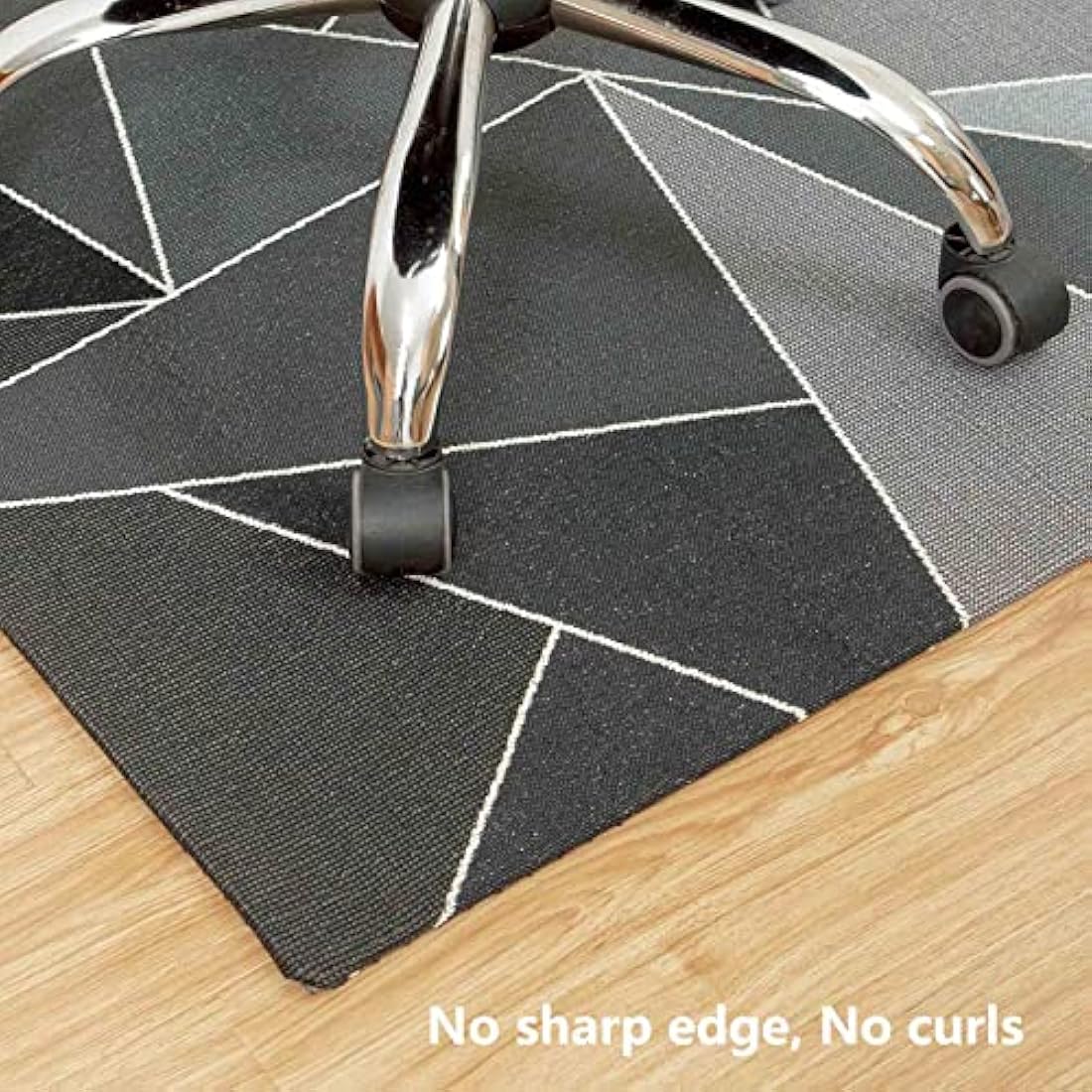 Dikilong Luxury Office Chair Mat – 136x100cm Non-Slip Carpet Protector