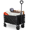 RYGEO Foldable Utility Wagon – Heavy Duty Garden Cart with All-Terrain Wheels