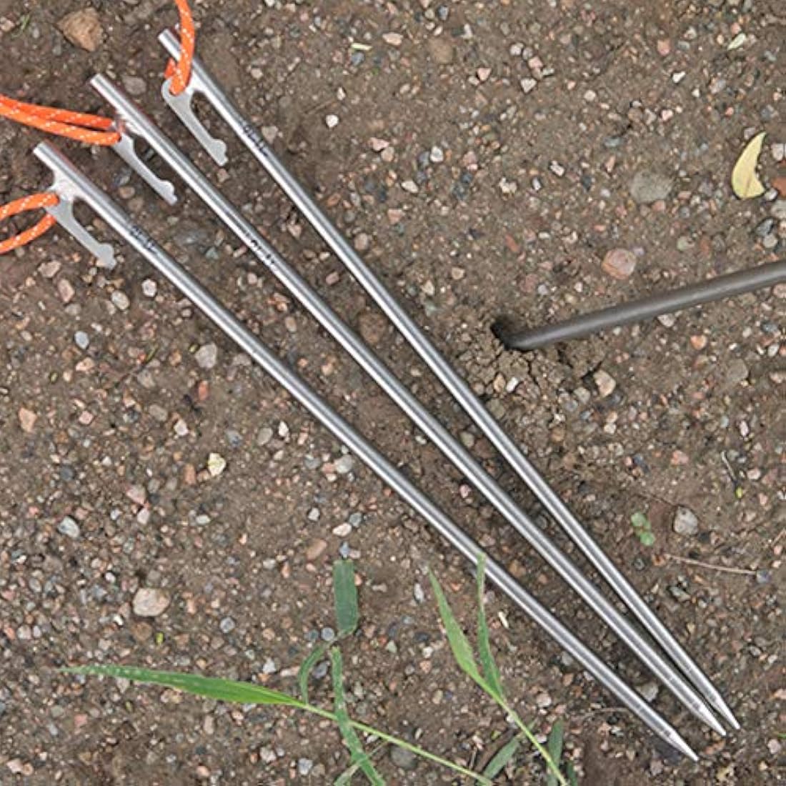 TITO Titanium Alloy Tent Stakes | 8mm x 240mm Heavy Duty Pegs