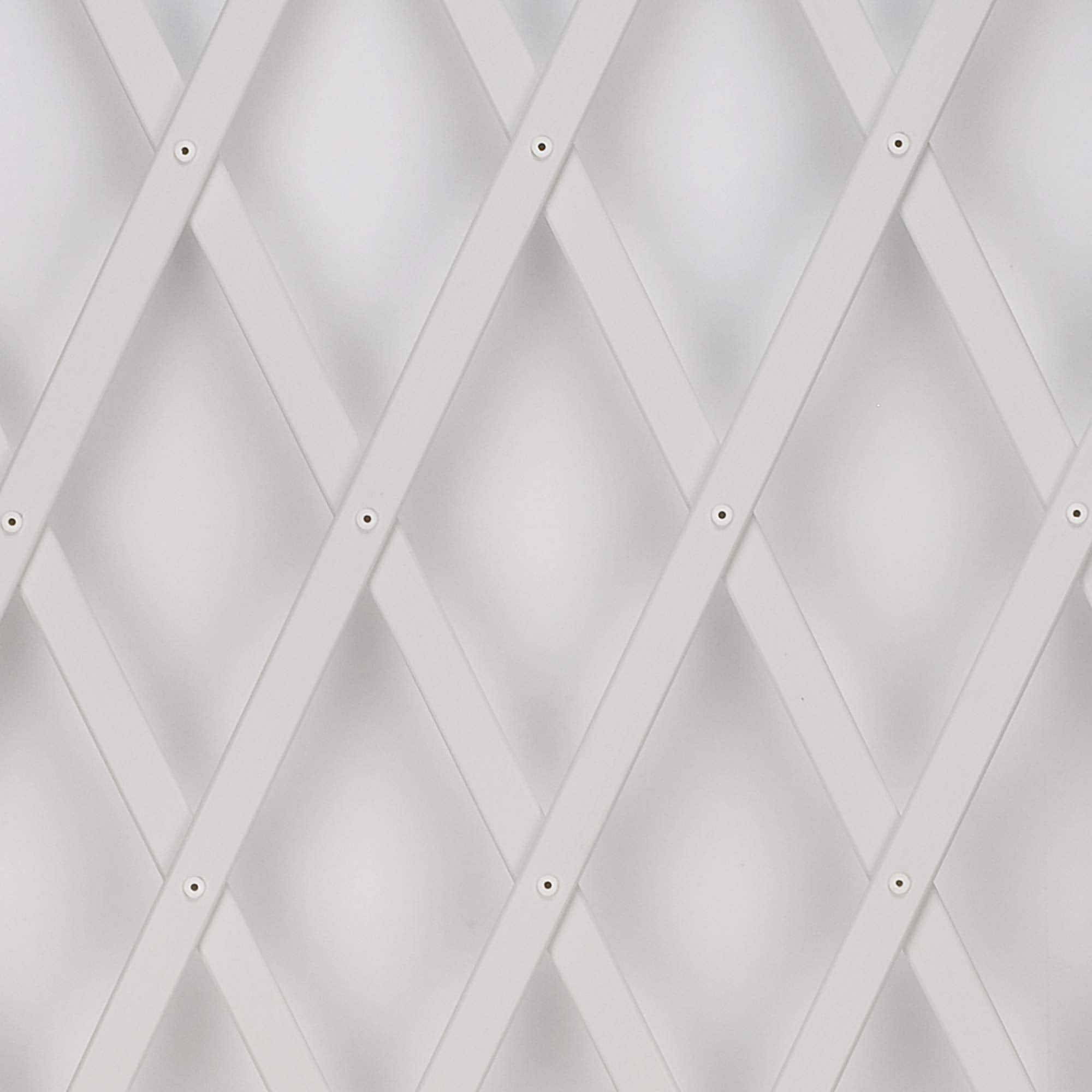 Trepls – Traliccio Estensibile in PVC Bianco per Piante, 1,00x3 m