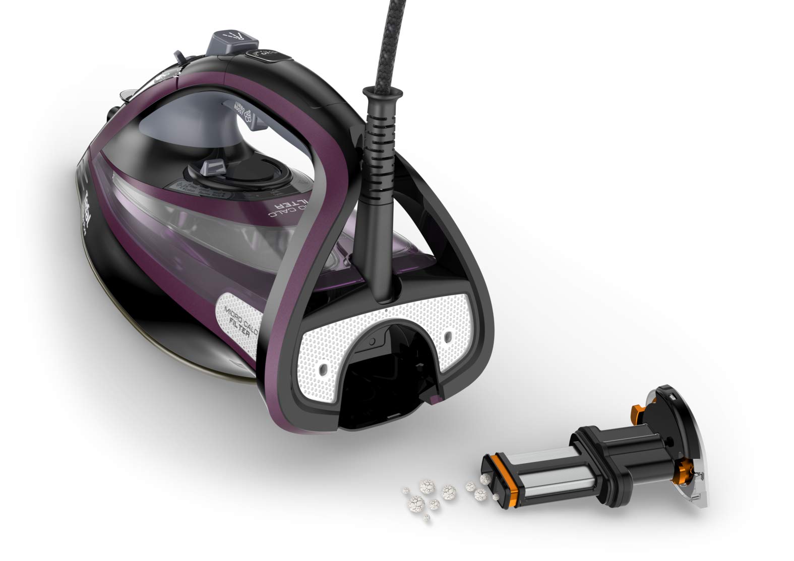Tefal Ultimate Pure Steam Iron – 3000W Durilium Soleplate, Purple