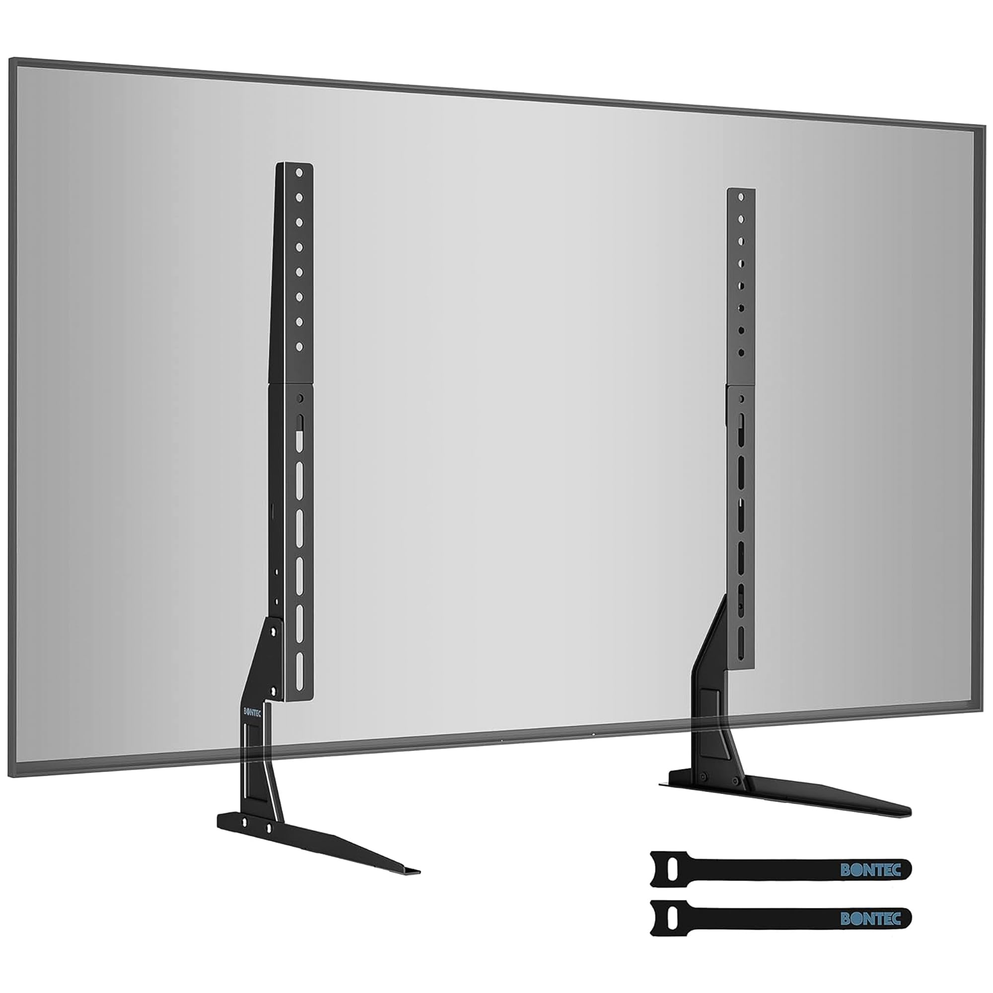 BONTEC Universal Table Top TV Stand Legs for 22-65 inch LCD LED Screens