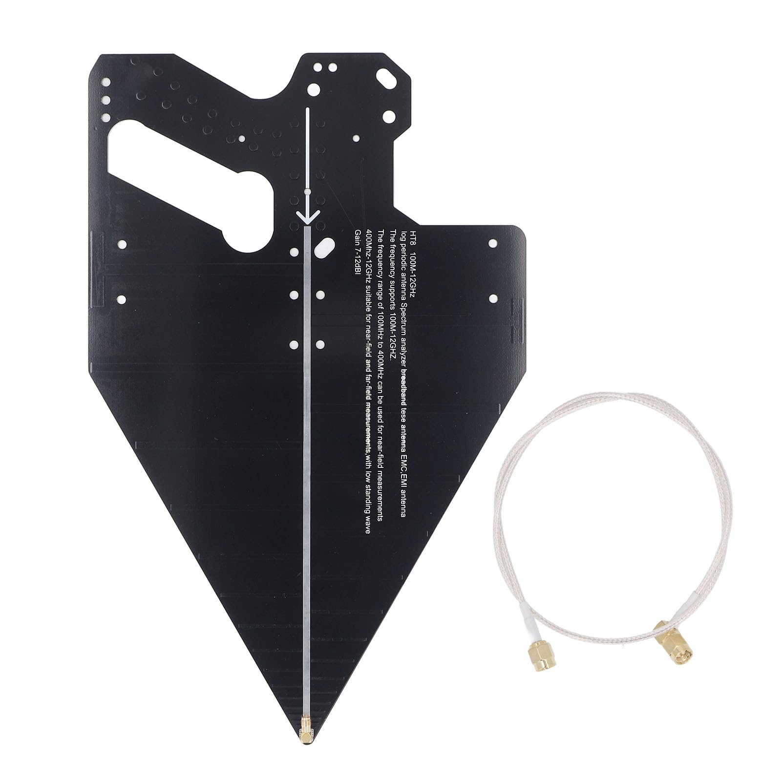 Jolof Store Log Periodic RF Antenna | 100MHz–12GHz High-Gain Directional