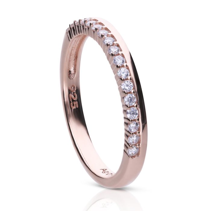 Diamonfire Half Eternity Ring by Gecko Jewellery – Exquisite Glamour