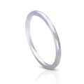 Diamonfire Plain Band Ring by Gecko Jewellery Retail - Sterling Silver