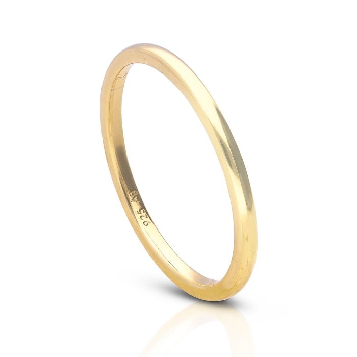 Diamonfire Plain Band Ring by Gecko Jewellery Retail - Sterling Silver