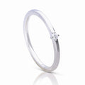 Diamonfire Small Solitaire Zirconia Ring by Gecko Jewellery Retail